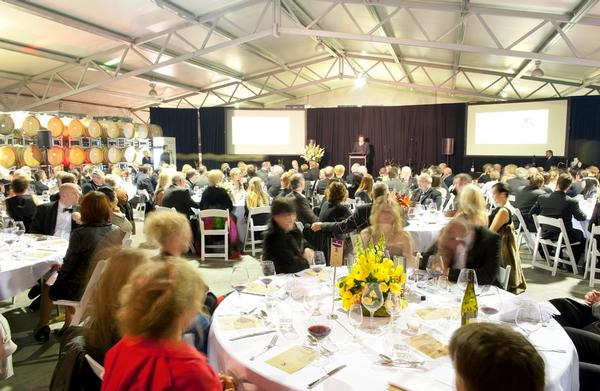   The 2012 Gibbston Valley Winery Gala Dinner at the Barrel Hall.
